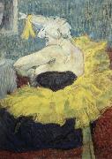 Henri  Toulouse-Lautrec The Clowness Cha-u-Kao oil painting artist